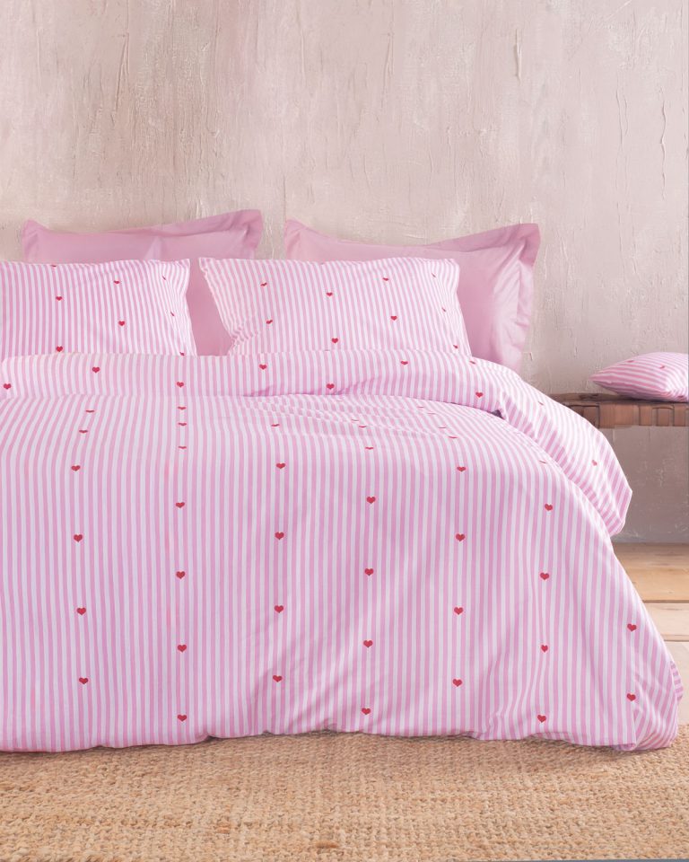 YOUNG HEART - ΣΕΤ ΠΑΠΛΩΜΑ SYMBOL ΗΜΙΔΙΠΛΟ (160X240) ΗΜΙΔΙΠΛΟ (160X240) 100% ΒΑΜΒΑΚΙ Rythmos - Image 1