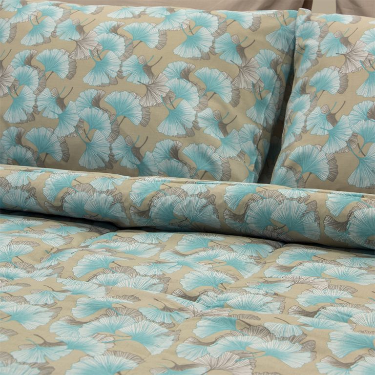 LINO ΚΟΥΒΕΡΛΙ VENTILATOR PETROL 220Χ240 100% Βαμβάκι Περκάλι - Image 2