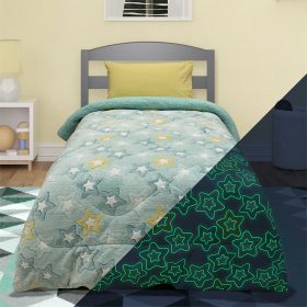 LINO ΚΟΥΒΕΡΤΟΠΑΠΛΩMA ΦΩΣΦΟΡΙΖΕ STER MINT  160X220 100% Πολυέστερ
