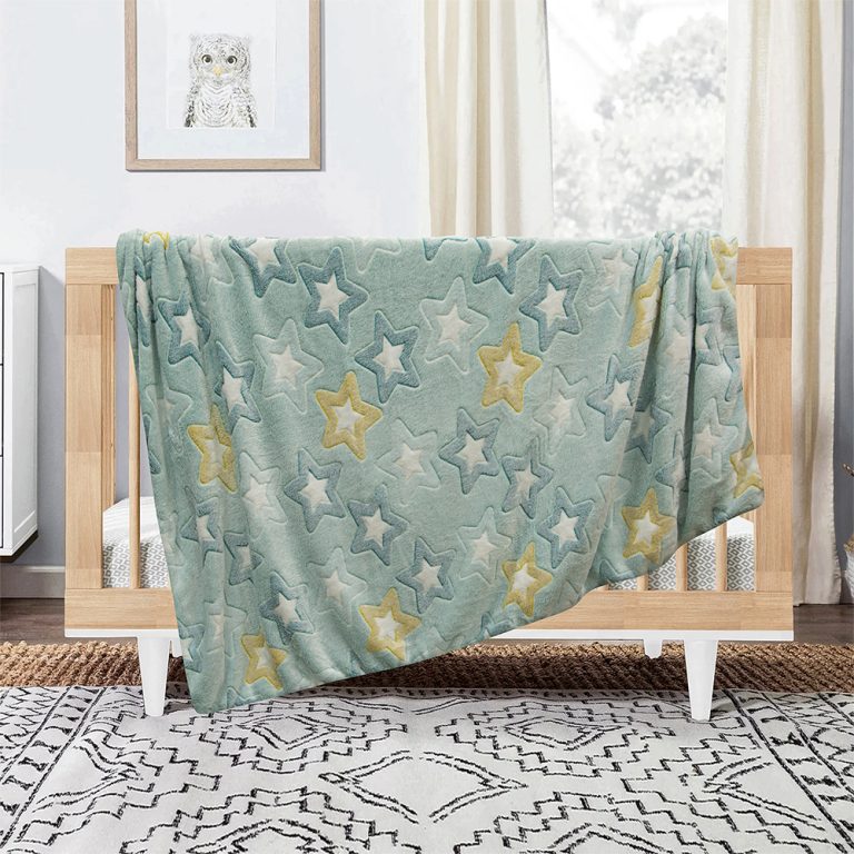 LINO ΚΟΥΒΕΡΤΑ FLEECE ΦΩΣΦΟΡΙΖΕ STER MINT 110X150 100% Πολυέστερ - Image 3