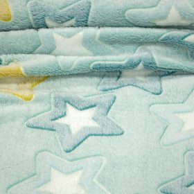 LINO ΚΟΥΒΕΡΤΑ FLEECE ΦΩΣΦΟΡΙΖΕ STER MINT 110X150 100% Πολυέστερ - Image 4