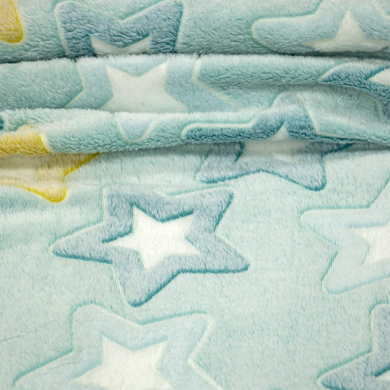 LINO ΚΟΥΒΕΡΤΑ FLEECE ΦΩΣΦΟΡΙΖΕ STER MINT 110X150 100% Πολυέστερ - Image 4