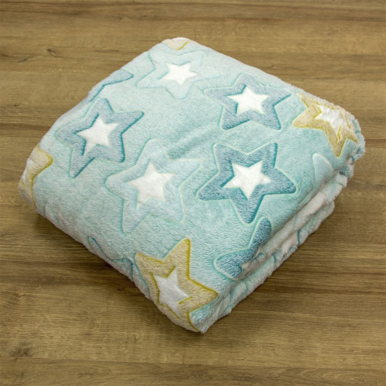 LINO ΚΟΥΒΕΡΤΑ FLEECE ΦΩΣΦΟΡΙΖΕ STER MINT 110X150 100% Πολυέστερ - Image 5