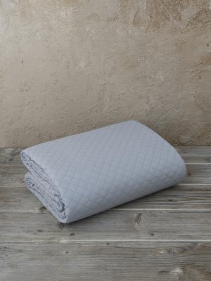 Κουβερλί 240x260 - Poise Gray της Nima Hotelling 100% Microfiber Γίγας 240x260