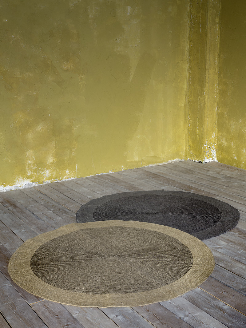 5206482018402.jpg Στρογγυλό Χαλί Δ90 - Bergren Beige της Nima Home 100% Jute Στρογγυλό Χαλί 90 εκατοστών - Image 1