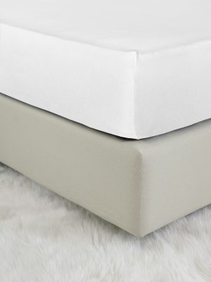 Σεντόνι Γίγας με Λάστιχο - Tender White της Nima Home 100% Jersey Cotton Γίγας με Λάστιχο 180x200+40