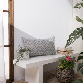 Μαξιλαροθήκη Piacenza 08 - 65x65cm δαπέδου με γέμιση  της TEORAN - Image 2