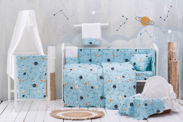 ASTROWORLD - ΠΑΠΛΩΜΑ ΒΡΕΦΙΚΟ 110X150 100% ΒΑΜΒΑΚΙ Rythmos - Image 2