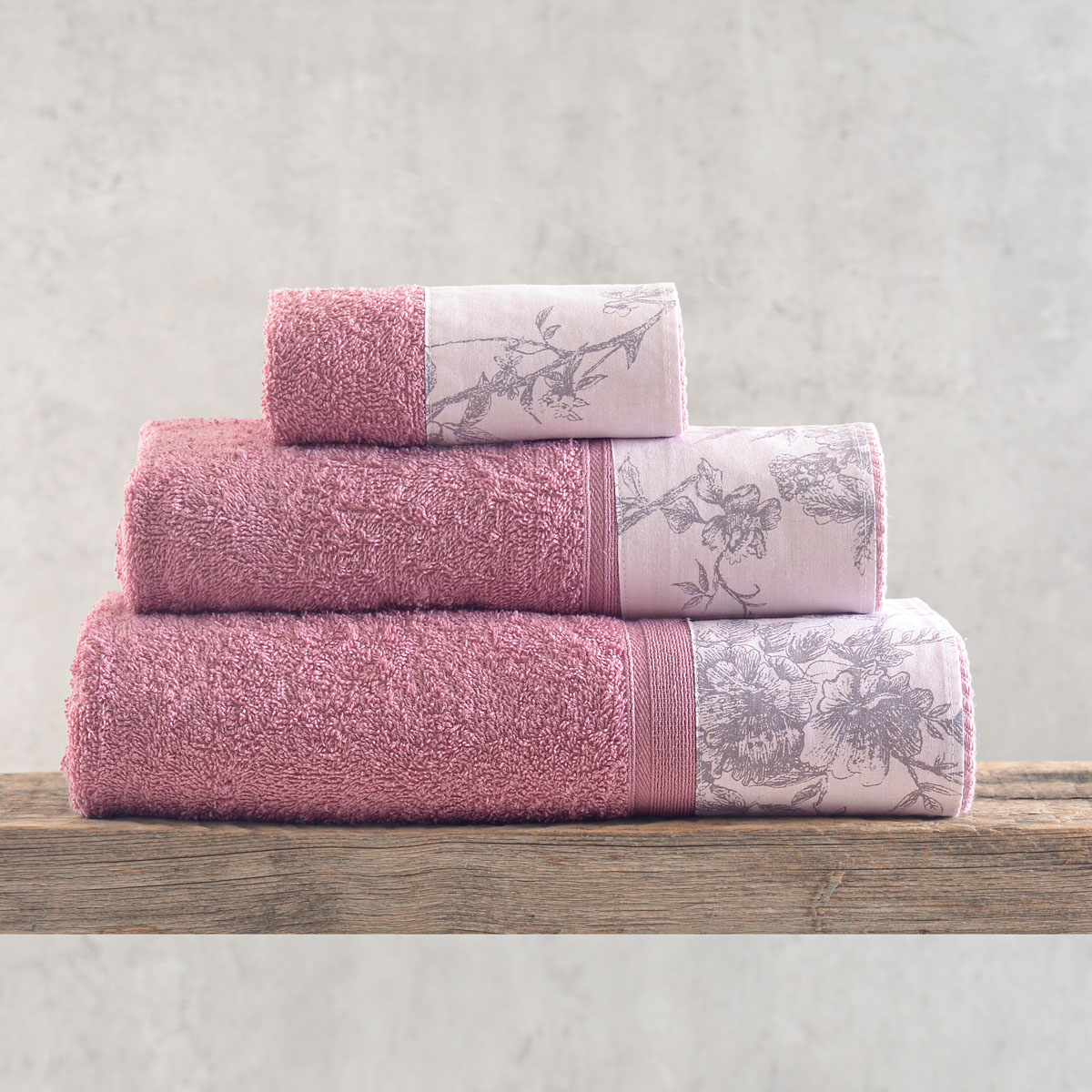 aurora_towel_set2.jpg AURORA ΡΟΔΙ-ΡΟΖ - ΣΕΤ ΠΕΤΣΕΤΕΣ 3ΤΕΜ. ΣΕΤ 3 ΤΕΜΑΧΙΩΝ (30X50, 50X90, 80X150) ΣΥΣΚΕΥΑΣΙΑ ΣΑΚΟΥΛΑΣ ΣΕΤ 3 ΤΕΜΑΧΙΩΝ (30X50, 50X90, 80X150) ΣΥΣΚΕΥΑΣΙΑ ΣΑΚΟΥΛΑΣ 100% ΒΑΜΒΑΚΙ Rythmos - Image 1