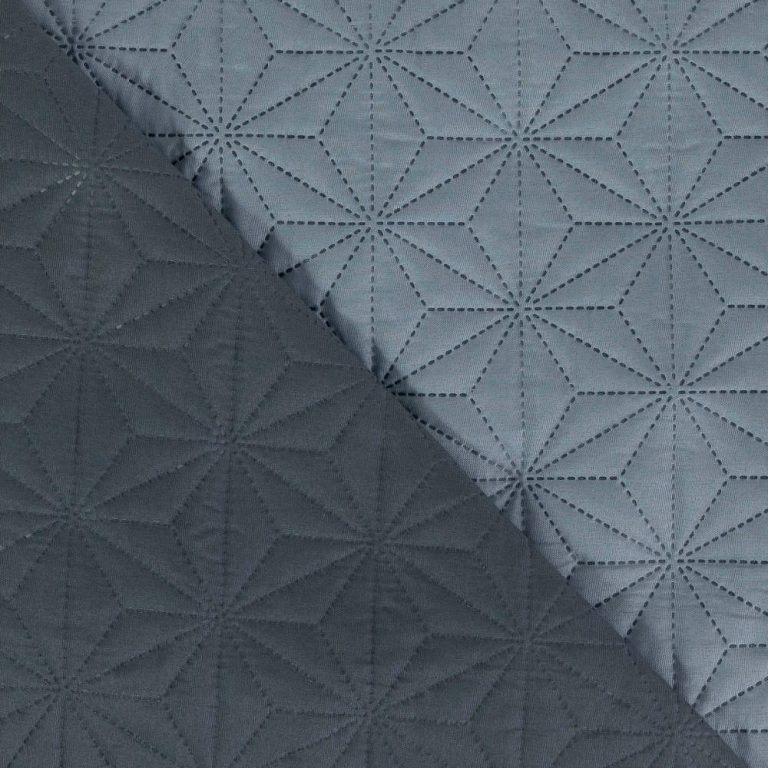 Κουβερλί Stellar Υπέρδιπλο 220 x 240 cm  100% Πολυέστερ Γκρι-Γκρι ανοιχτό BOREA - Image 6