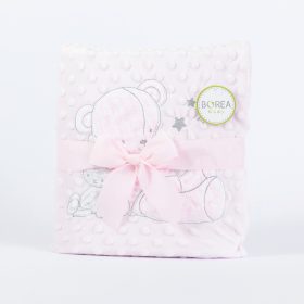 Κουβέρτα Κούνιας Buddies 110 x 140 cm  100% Πολυέστερ Ροζ BOREA - Image 7