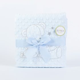 Κουβέρτα Κούνιας Buddies 110 x 140 cm  100% Πολυέστερ Σιέλ BOREA - Image 4