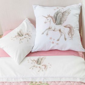 Μαξιλάρι Διακοσμητικό Printed Emeralda 45 x 45 cm  100% Βαμβάκι Λευκό BOREA - Image 2