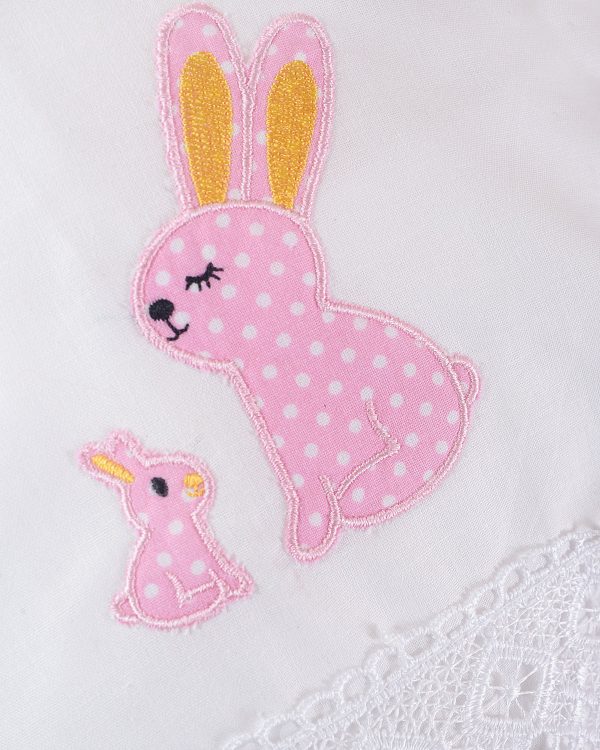 MIFFY ΡΟΖ - ΣΕΤ ΣΕΝΤΟΝΙΑ ΒΡΕΦΙΚΑ 3 ΤΕΜ. KENTHMA 100X160 100% ΒΑΜΒΑΚΙ Rythmos - Image 2