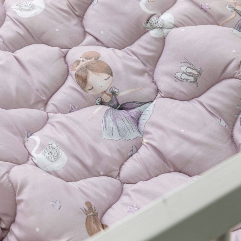 Πάπλωμα Κούνιας Odette 110 x 140 cm  100% Πολυέστερ Λιλά BOREA - Image 2