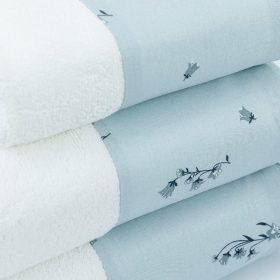 Πετσέτες Σετ 3ΤΜΧ Campanula 70 x 140 / 50 x 90 / 30 x 50 cm  100% Βαμβάκι Εκρού BOREA - Image 10