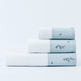 Πετσέτες Σετ 3ΤΜΧ Pois 70 x 140 / 50 x 90 / 30 x 50 cm  100% Βαμβάκι Λευκό BOREA - Image 12