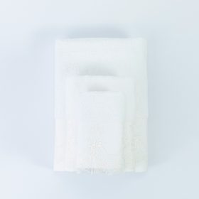 Πετσέτες Σετ 3ΤΜΧ Νεφέλη 70 x 140 / 50 x 90 / 30 x 50 cm  100% Βαμβάκι Εκρού BOREA - Image 7