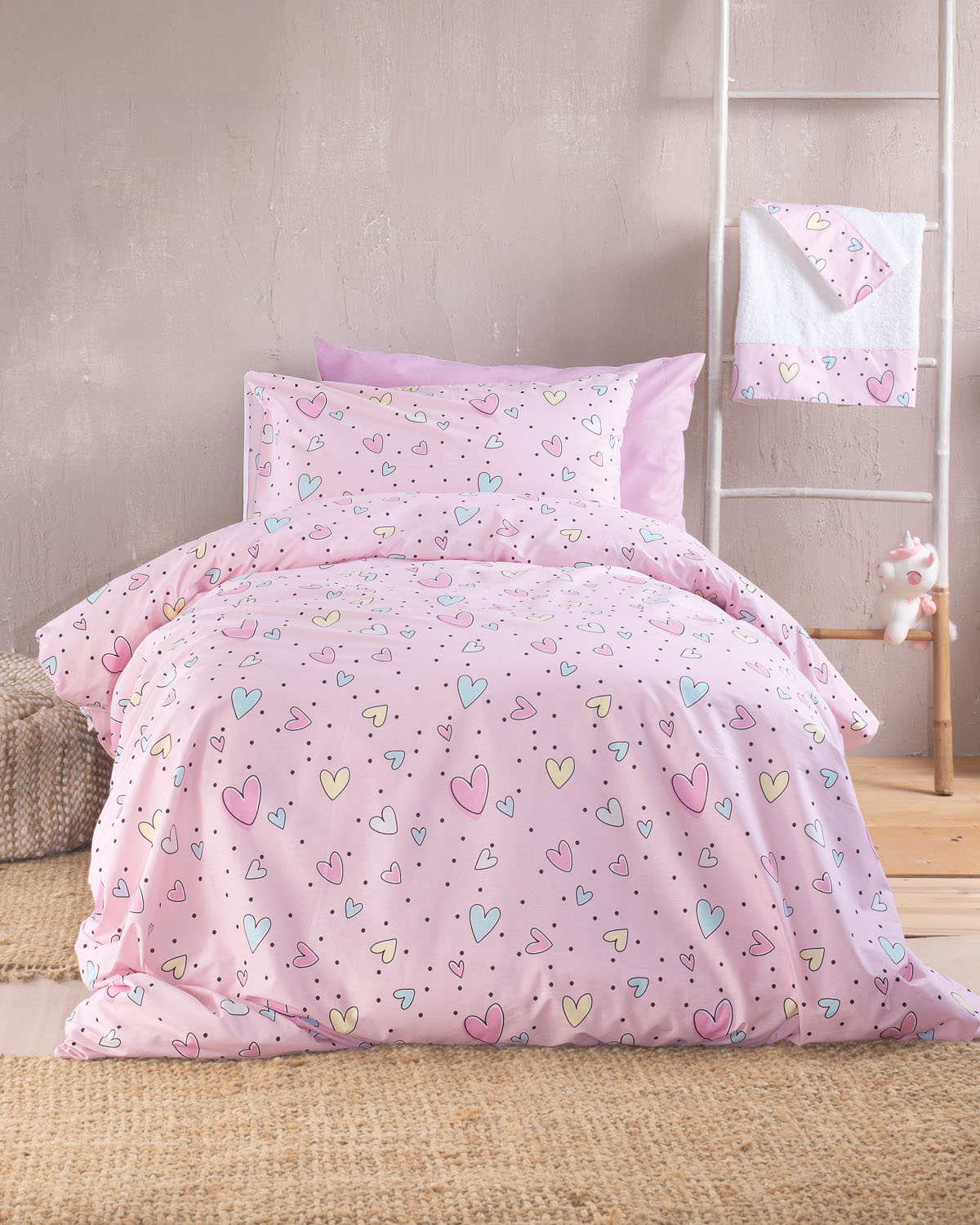 pop_hearts_bed-7.jpg POP HEARTS - ΣΕΤ ΚΟΥΒΕΡΛΙ SYMBOL ΗΜΙΔΙΠΛΟ (160X240) ΗΜΙΔΙΠΛΟ (160X240) 100% ΒΑΜΒΑΚΙ Rythmos - Image 1