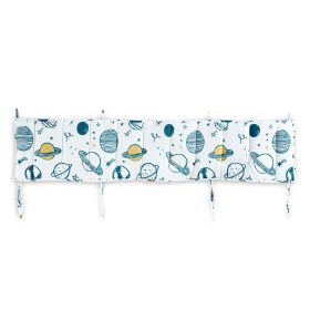 SATURN ΛΕΥΚΟ - ΣΕΤ ΠΑΠΛΩΜΑΤΟΘΗΚΗ ΒΡΕΦΙΚΗ 2 ΤΕΜ. 110Χ160 100% ΒΑΜΒΑΚΙ Rythmos - Image 3