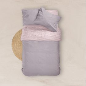 Σεντόνια Εμπριμέ Σετ Pois Σάπιο Μήλο Μονά (2) 160 x 240 cm + 50 x 70 cm  100% Βαμβάκι Σάπιο Μήλο BOREA