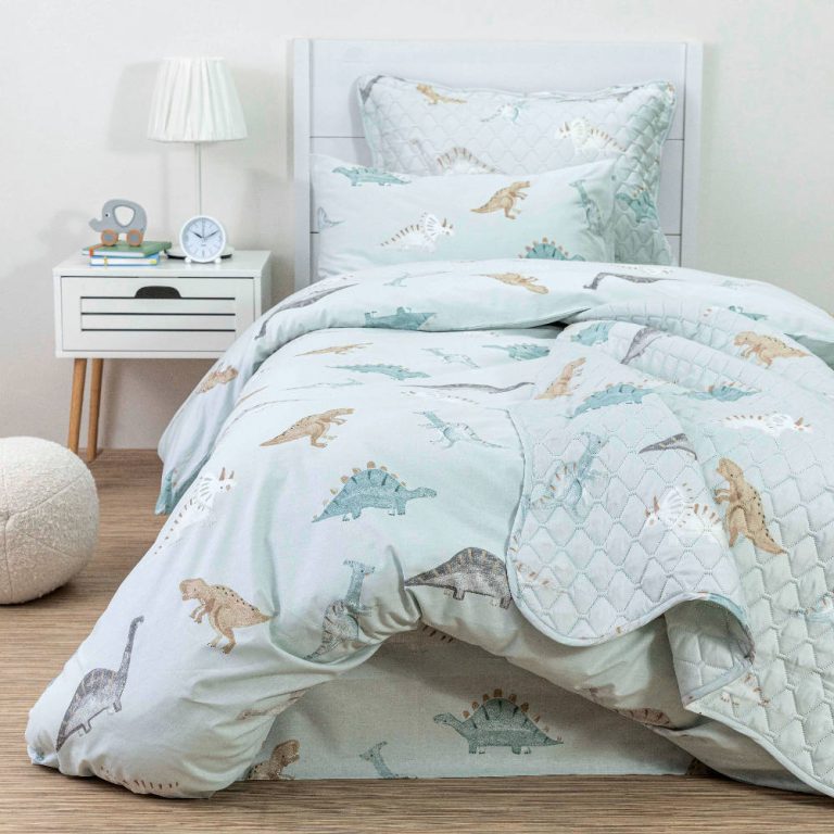 Σεντόνια Σετ Stompy Moνό (2) 160 x 250 cm + 50 x 70 cm  100% Βαμβάκι Φυστικί BOREA - Image 1