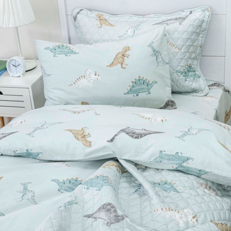 Σεντόνια Σετ Stompy Moνό (2) 160 x 250 cm + 50 x 70 cm  100% Βαμβάκι Φυστικί BOREA - Image 2