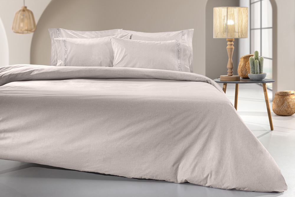 1112092123017.jpg Παπλωματοθήκη Color Plus Perla 255x245 της Guy Laroche (100% Cotton Percale) - Image 1