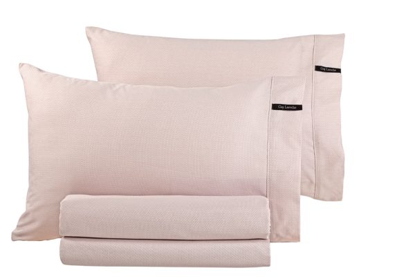Ζεύγος Μαξιλαροθήκες Minimal Pudra 50x70 της Guy Laroche (100% Cotton Satin)