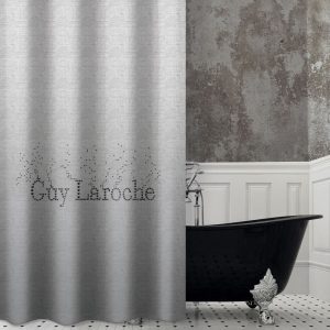 Κουρτίνα Μπανιου Pandora Silver 180x185 της Guy Laroche (100% polyester)