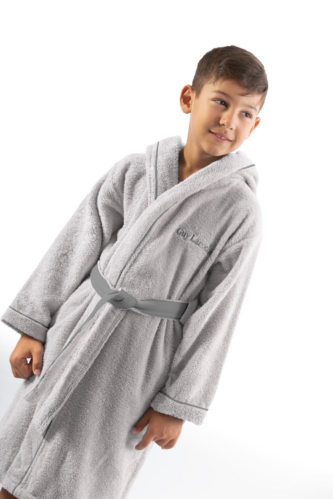 1131092222083.jpg Παιδικό Μπουρνούζι Kiddies Silver 14-16 ετών της Guy Laroche (100% Cotton) - Image 1