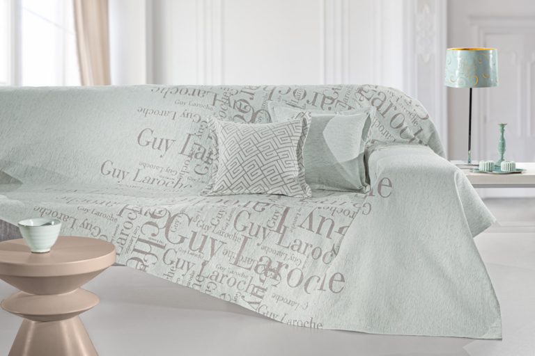 Ριχτάρι Καναπέ Stamp Mint (Τριθέσιος) 180x300 της Guy Laroche (37% cotton-21%polyester-42% acrylic) - Image 1