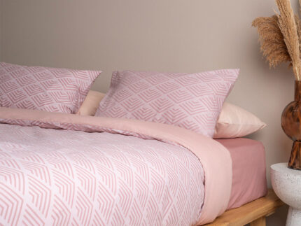 Σετ Σεντόνια Cotton Feelings 2048 Powder Μονό (165x270) SUNSHINEHOME