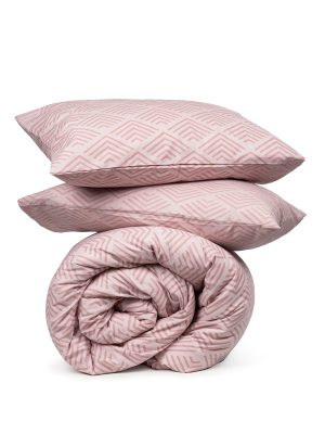 Σετ Σεντόνια Cotton Feelings 2048 Powder Μονό με λάστιχο(105x205+30) SUNSHINEHOME - Image 4