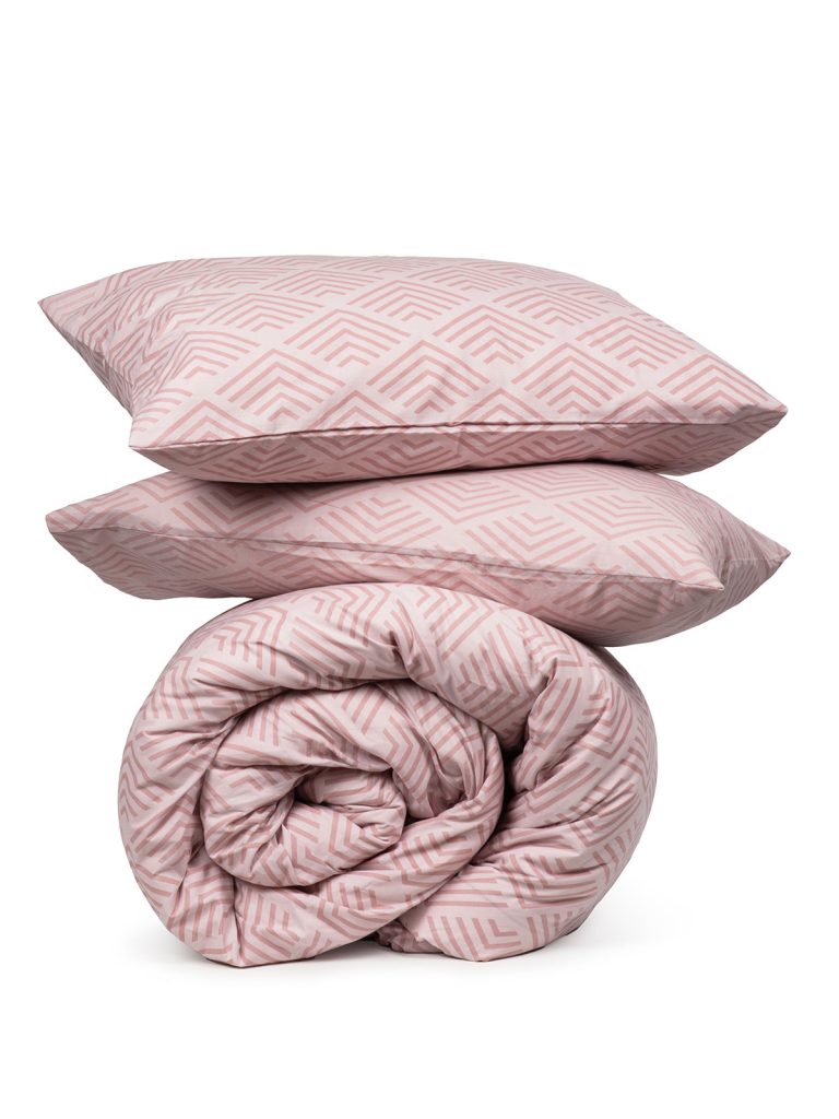 Σετ Σεντόνια Cotton Feelings 2048 Powder Μονό με λάστιχο(105x205+30) SUNSHINEHOME - Image 4