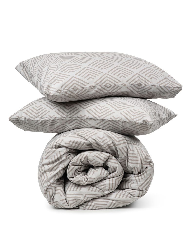 Σετ Σεντόνια Cotton Feelings 2048 Grey Διπλό (200x270) SUNSHINEHOME - Image 4