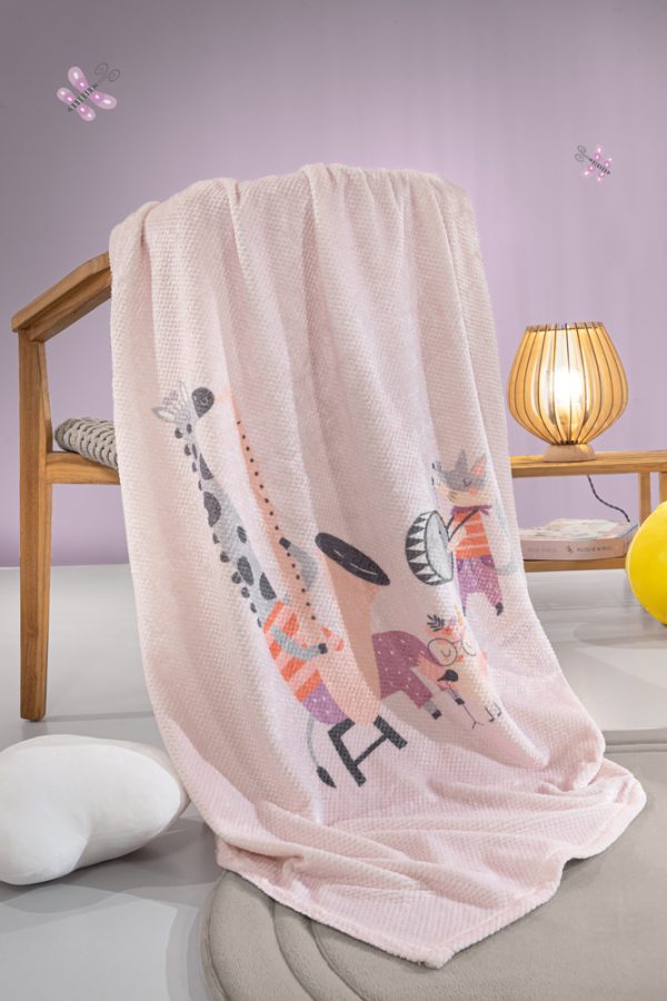 Κουβέρτα Ultrasoft Jazz Lilac 160x220 της Saint Clair (100% POLYESTER)