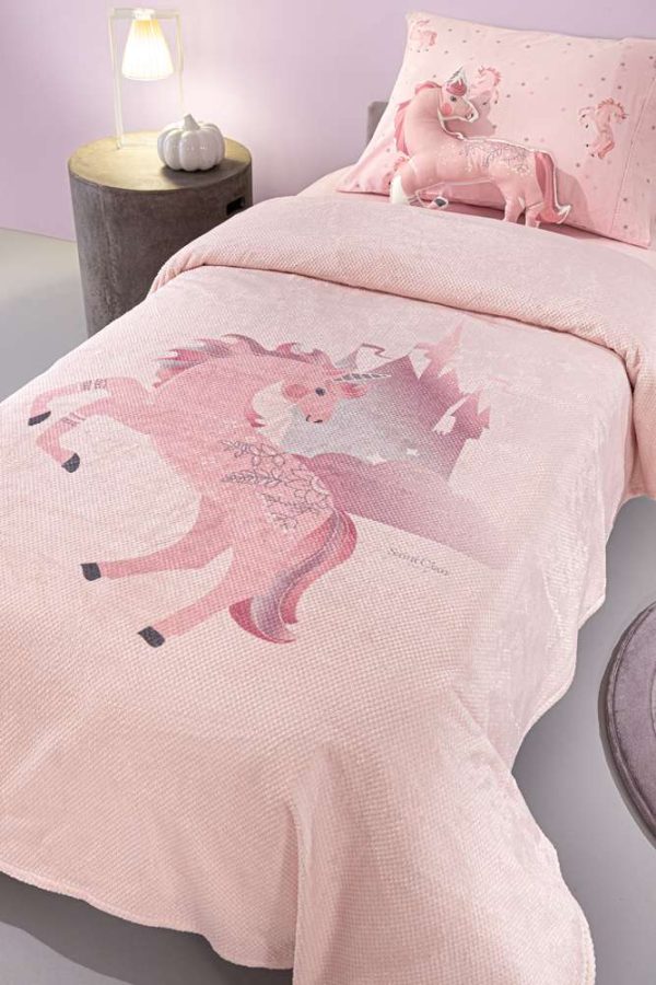 Κουβέρτα Ultrasoft Pinto Pinky 160x220 της Saint Clair (100% POLYESTER)