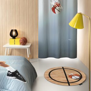 Koυρτίνα Soft-Touch Hoop με Τρουκς 160x240 της Saint Clair (microsuede)