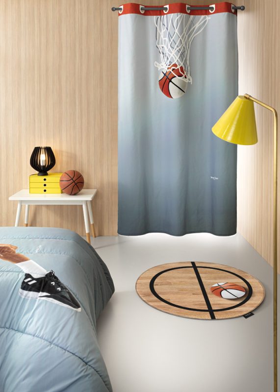 Koυρτίνα Soft-Touch Hoop με Τρουκς 160x240 της Saint Clair (microsuede)