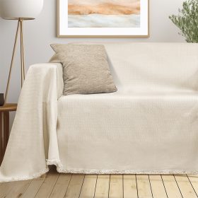 LINO ΡΙΧΤΑΡΙ MIRAGES ECRU 180X300 80% Βαμβάκι 20% Πολυέστερ