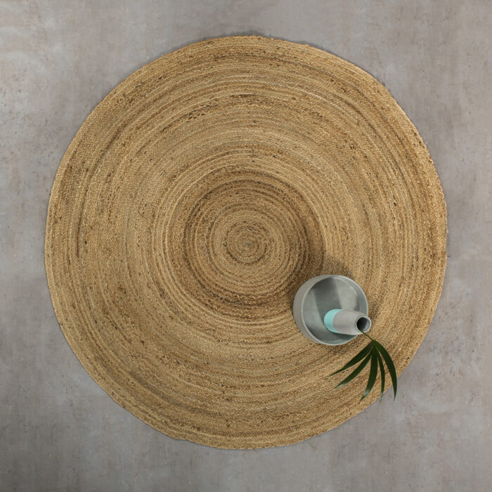 Στρογγυλό Χαλί R150 - Yoga της Nima Home 100% Jute Στρογγυλό Χαλί 150 εκατοστών - Image 1