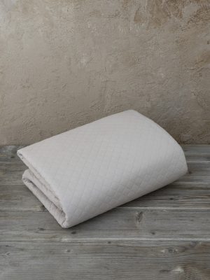 Κουβερλί 170x260 - Poise Beige της Nima Hotelling 100% Microfiber Μονό 170x260