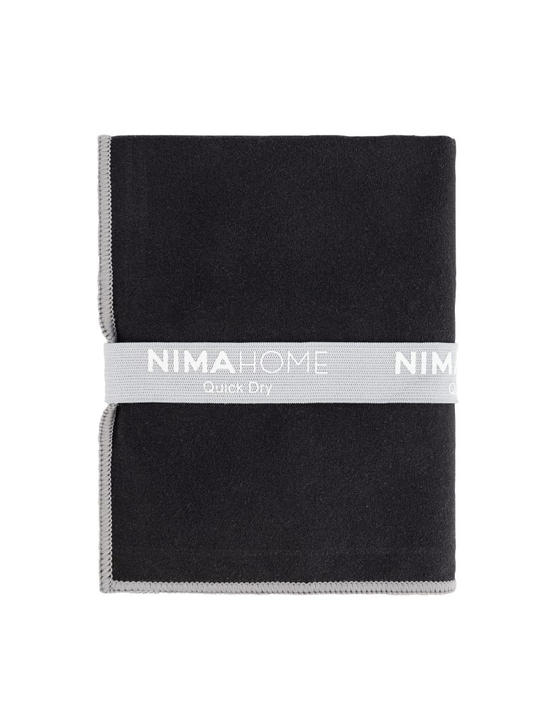 Πετσέτα Γυμναστηρίου 50x90 - Riva Black της Nima Home 100% Microfiber Πετσέτα 50x90 - Image 1