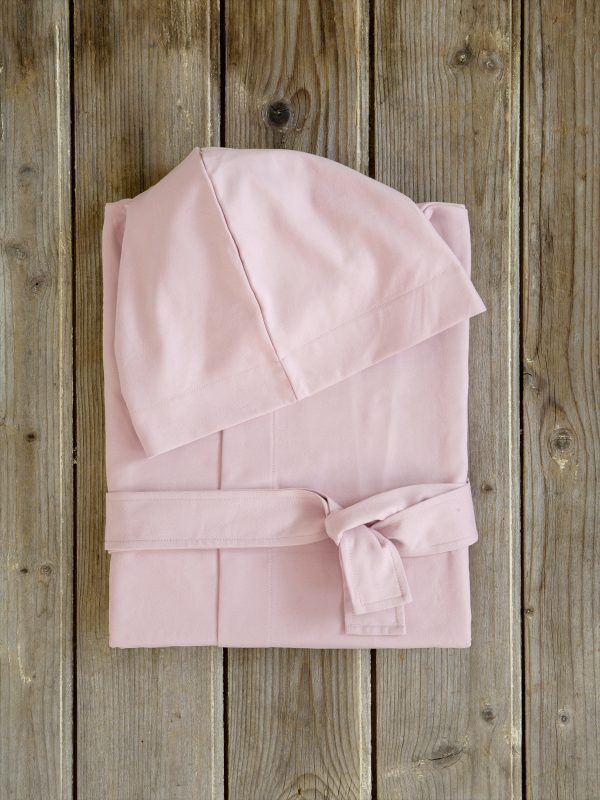 Μπουρνούζι Comfort - Extra Large - Dusty Pink της Nima Home 100% Microfiber Extra Large