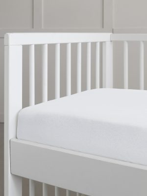 Σεντόνι Κούνιας με Λάστιχο - Tender White της Nima Bebe 100% Jersey Cotton Κούνιας με Λάστιχο 70x140+15