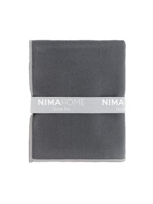 Πετσέτα Γυμναστηρίου 50x90 - Riva Dark Gray της Nima Home 100% Microfiber Πετσέτα 50x90