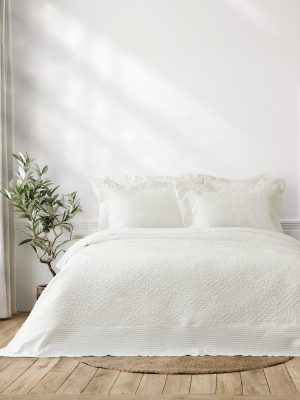 Σετ Κουβερλί 240x260 - Always Off White της Nima Home 100% Microfiber Γίγας (1 x 240x260 + 2 Μαξιλαροθήκες Oxford 52x72+8)