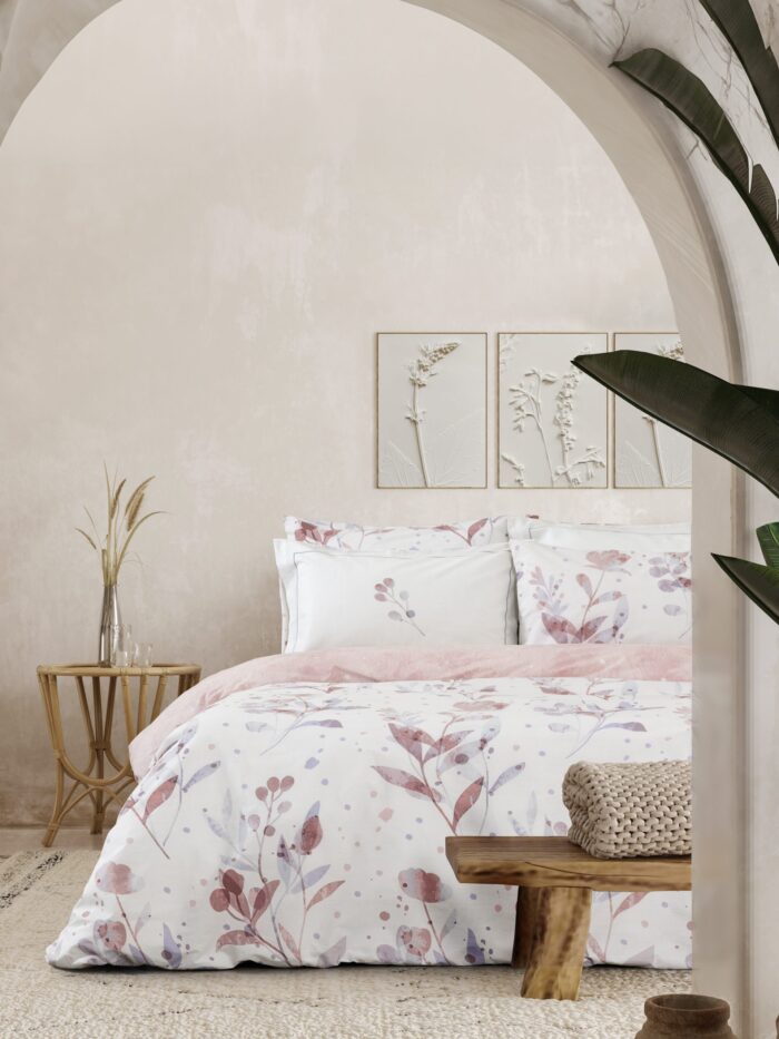Σετ Σεντόνια Υπέρδιπλα - Caprice της Nima Home 100% Cotton, 144 T.C. Υπέρδιπλα (2 x 240x260 + 2 Μαξιλαροθήκες 52x72) - Image 9