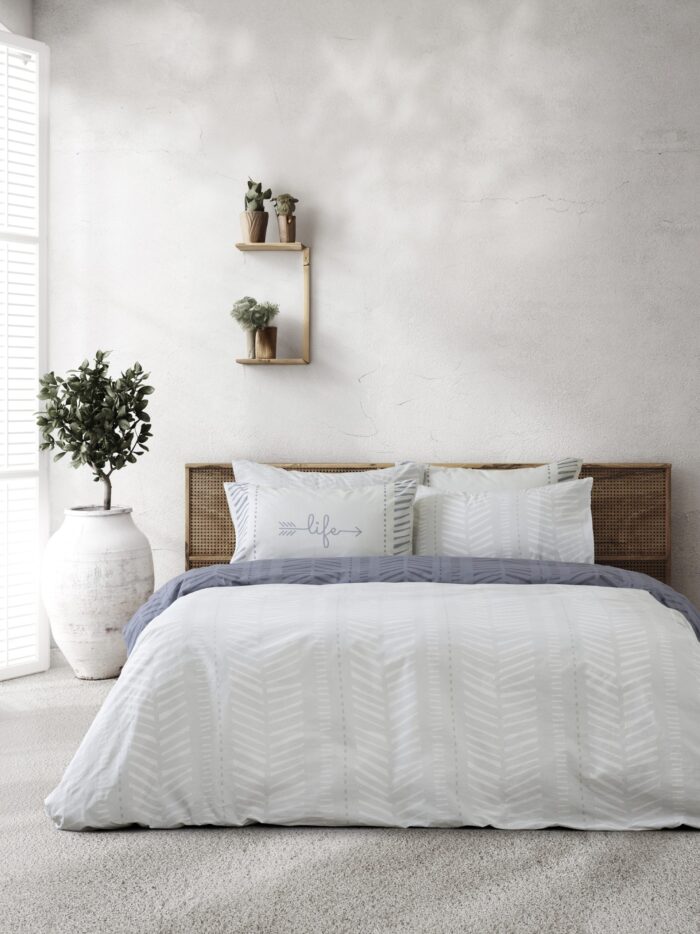 Σετ Σεντόνια Υπέρδιπλα - Leklair της Nima Home 100% Cotton, 144 T.C. Υπέρδιπλα (2 x 240x260 + 2 Μαξιλαροθήκες 52x72) - Image 10